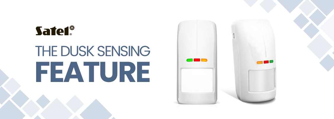 Using the dusk sensor in Satel's Opal Plus detector 