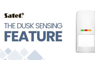 Using the dusk sensor in Satel's Opal Plus detector 