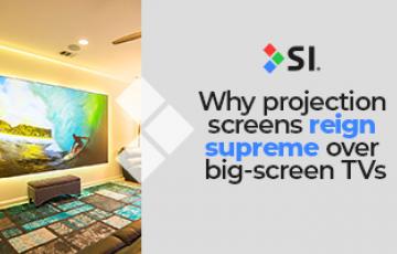 Screen Innovations - Why projector screens reign supreme over TVs