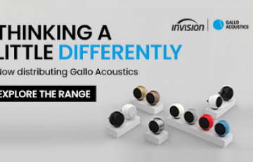 Invision now distributing Gallo Acoustics