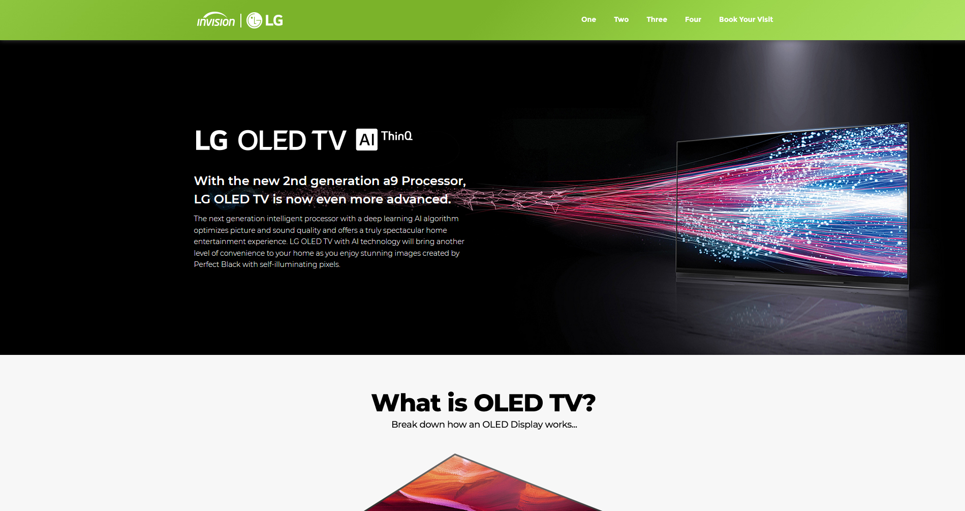 Invision LG OLED TV Invision UK